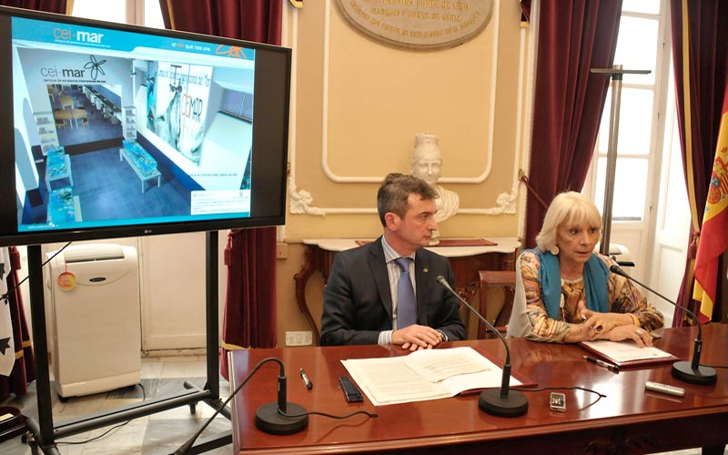El castillo de San Sebastián se abre “a la ciencia” y albergará el Laboratorio de Investigaciones Marinas del CEI.Mar