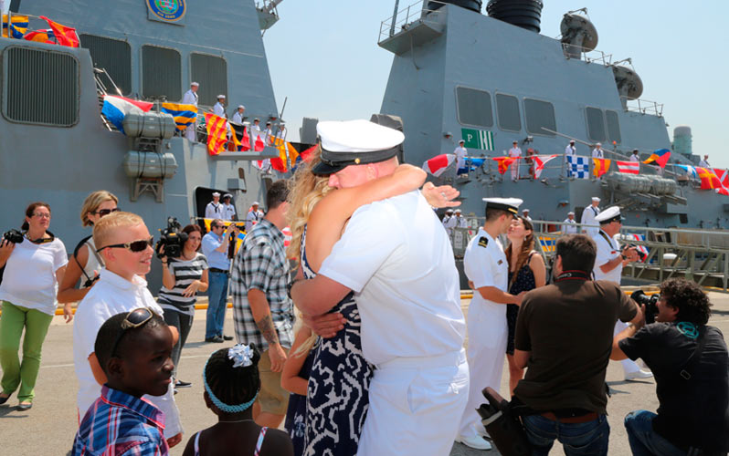 Ya está atracado en la Base de Rota el segundo barco de guerra de EEUU de los cuatro del escudo antimisiles de la OTAN