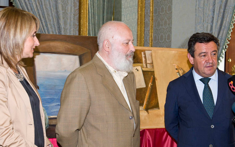 El artista isleño Manuel Caballero dona 26 de sus pinturas a los Fondos de Arte Contemporáneo de la Diputación gaditana