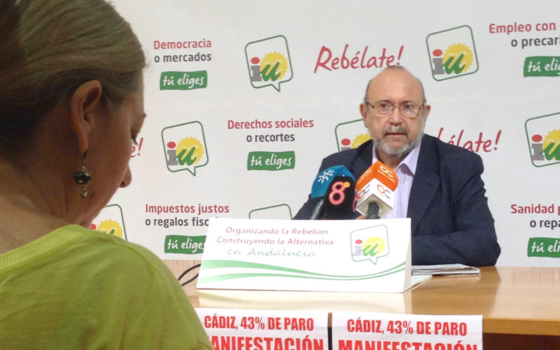 IU plantea al Gobierno central que considere a la provincia de Cádiz como “zona piloto para el cambio de modelo productivo”