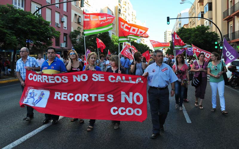 Hasta 450 empleos de Correos en la provincia de Cádiz están en riesgo “por la desidia del Gobierno”
