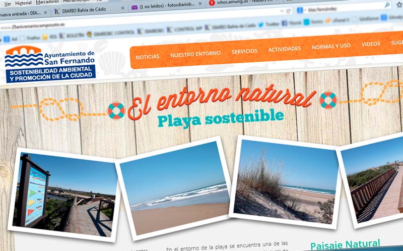 Una web para el 25 aniversario de la ‘liberación’ de la playa de Camposoto