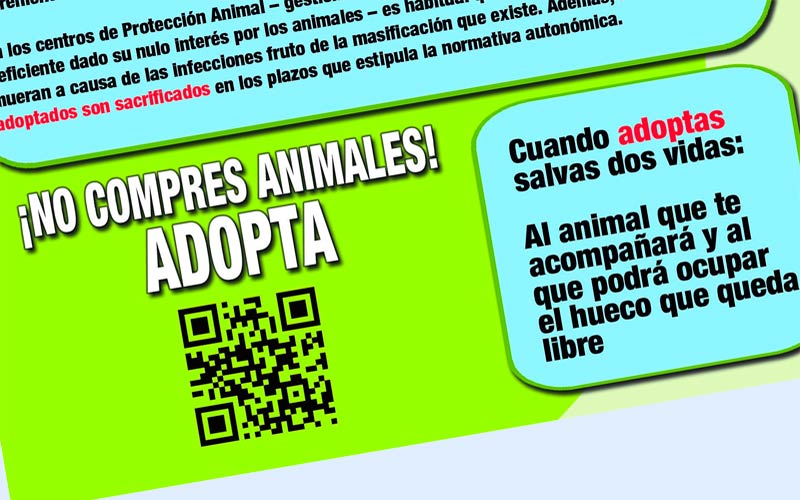 El Consistorio chiclanero “exige” 180 euros a varios colectivos por estar dos horas en la calle promoviendo la adopción de animales