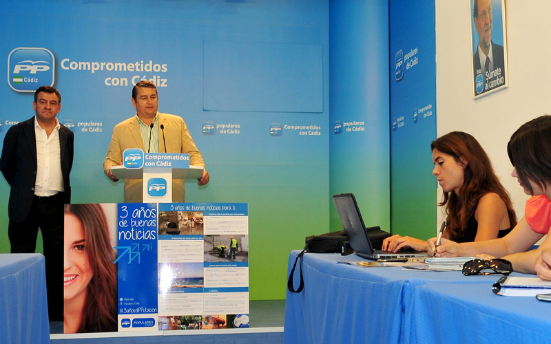El PP gaditano se vanagloria de sus tres años en la Diputación: “lo que sobraba, no era la institución, sino los malos gobernantes”