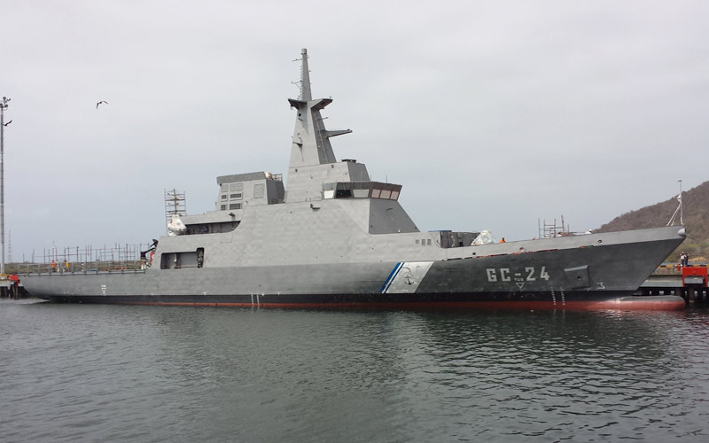 Botado en Venezuela el último de los ocho buques construidos por Navantia para su Armada; los siete anteriores son ‘gaditanos’