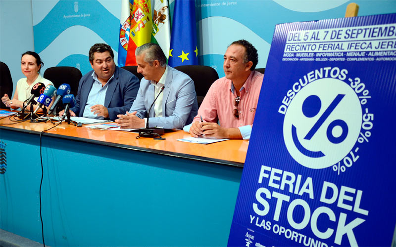 Organizan en Jerez una Feria del Stock y las Oportunidades, atractiva para los comerciantes participantes y sus clientes