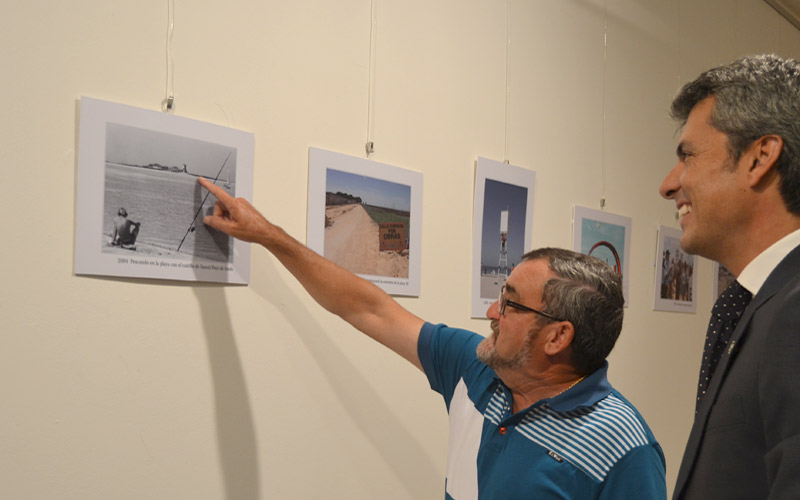 Veinticinco años de “evolución” de la playa de Camposoto a través de las fotos de Rioja