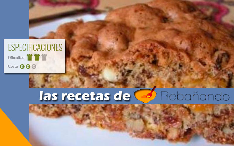 Torta casera de frutos secos