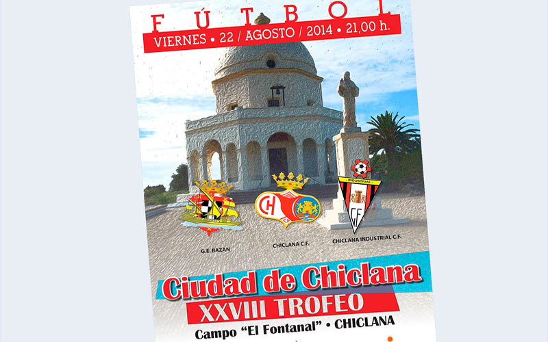 Chiclana Industrial, Chiclana CF y GE Bazán, en el cartel del XXVIII Trofeo Ciudad de Chiclana