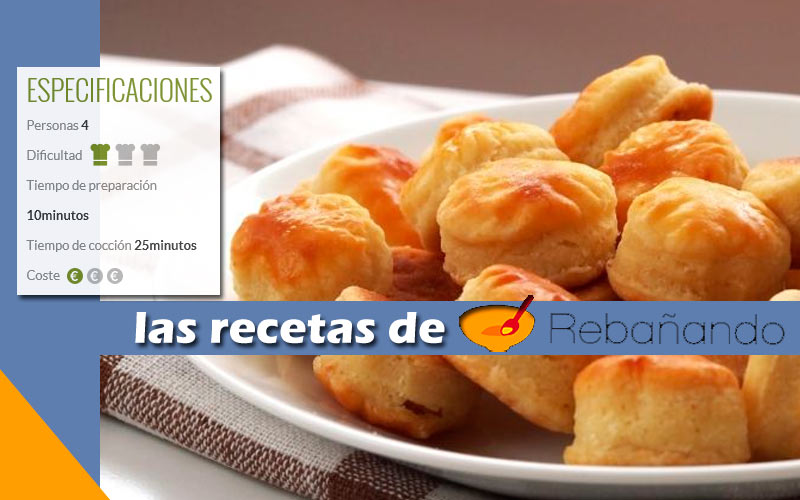 Magdalenas de roquefort