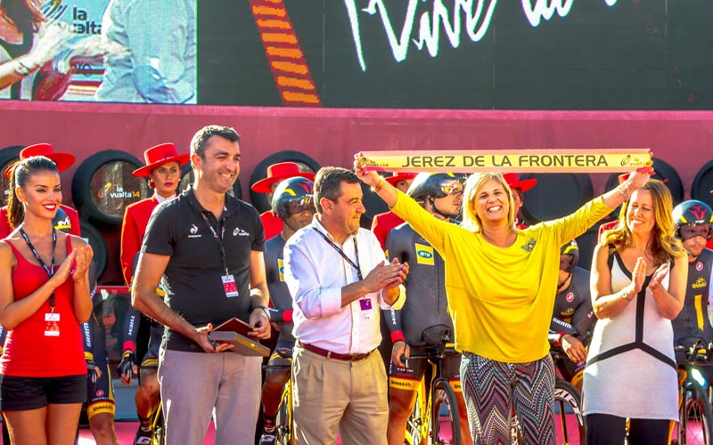 Jerez gastó unos 440.000 euros en acoger La Vuelta, pero calcula un retorno de 6,4 millones en beneficios directos e indirectos