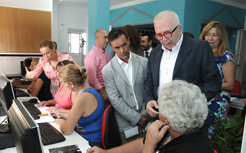 La Junta inaugura formalmente su segundo Centro de Acceso Público a Internet de Jerez, abierto meses atrás