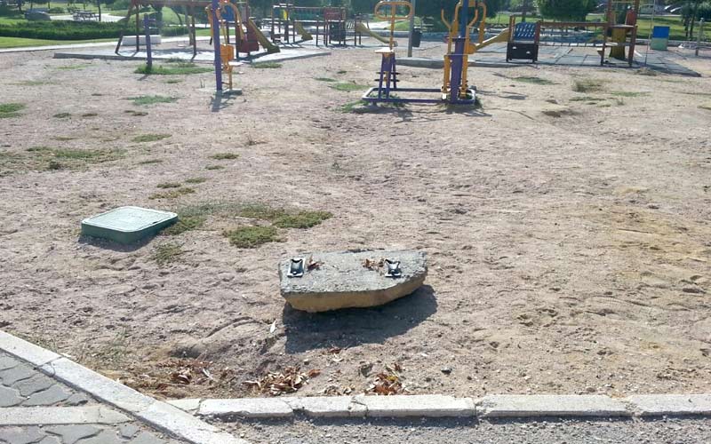 Consideran que el Gobierno isleño lleva tres años “desentendiéndose” del mantenimiento de los parques infantiles