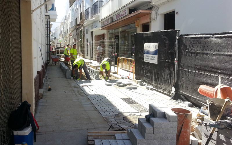 Avanza la reurbanización de Corredera Alta