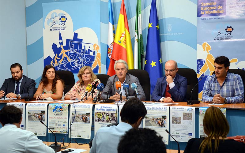 El peatón, la bici y el transporte público, protagonistas en Jerez de la Semana Europea de la Movilidad