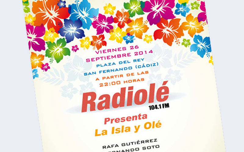 San Fernando acoge este viernes otro concierto gratuito de Radiolé con Tomasito, Radio Macandé y Las Mónicas entre los invitados