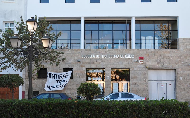 Podemos alerta sobre la “absoluta incertidumbre” en la Escuela de Hostelería de Cádiz, y “no se vislumbra una pronta solución”