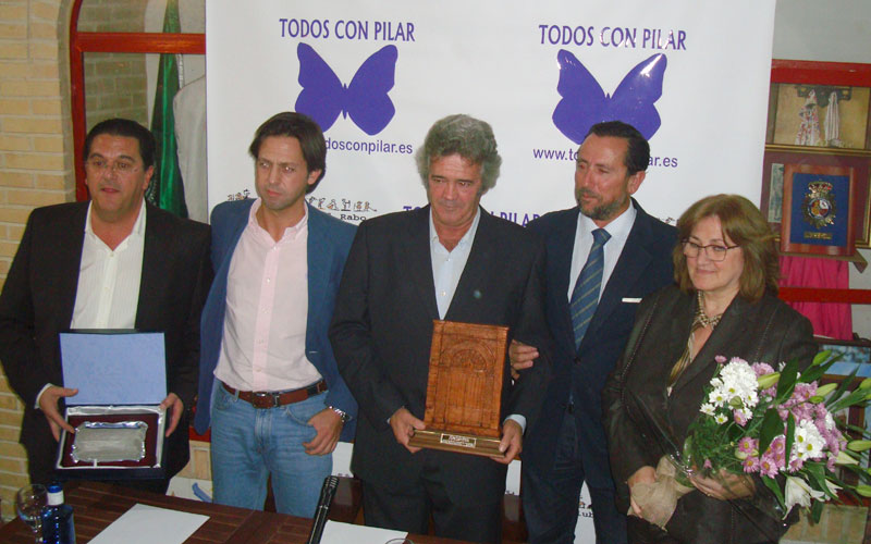 Cruz Vélez, en el Club Taurino El Rabo