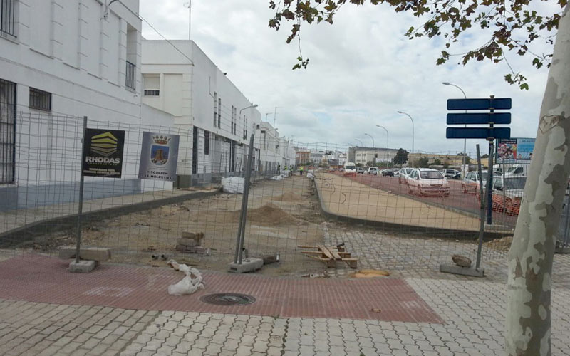 IU exige explicaciones al Gobierno chiclanero: “arranca más de 40 árboles de la Avenida Diputación y los tira a la basura”