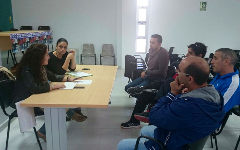 IU reclama a la Junta un programa integral de la silicolis que dé solución a los afectados del sector de la construcción