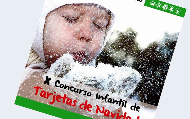 El Consorcio de Transportes de la Bahía de Cádiz convoca su décimo Concurso Infantil de Tarjetas Navideñas