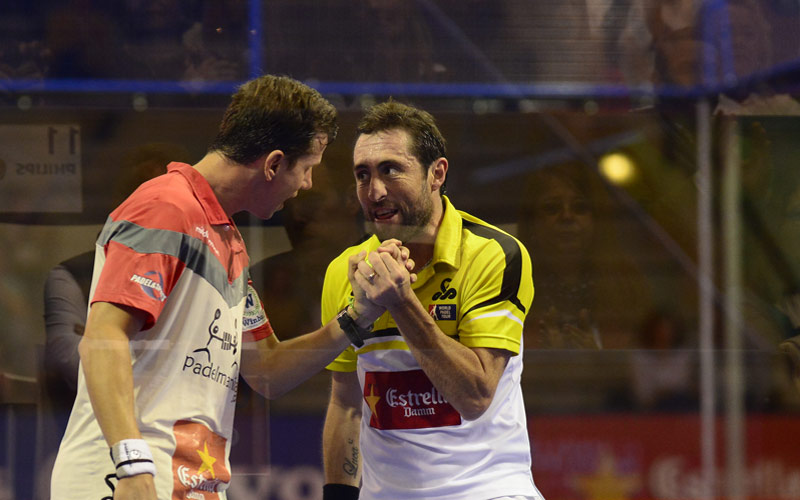 Paquito Navarro y Maxi Grabiel, campeones del Estrella Damm San Fernando Open tras cuatro horas de igualada e intensa final