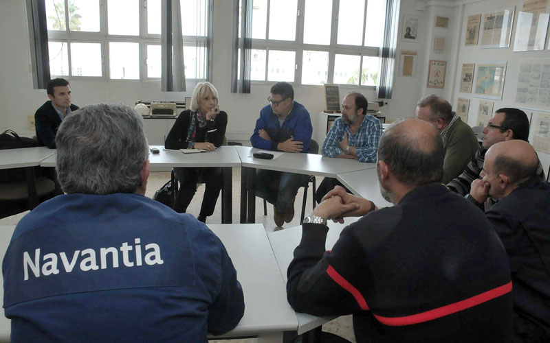 El comité de Navantia Cádiz pide contar en el astillero con becarios titulados que colaboren en la gestión de contratos y pedidos