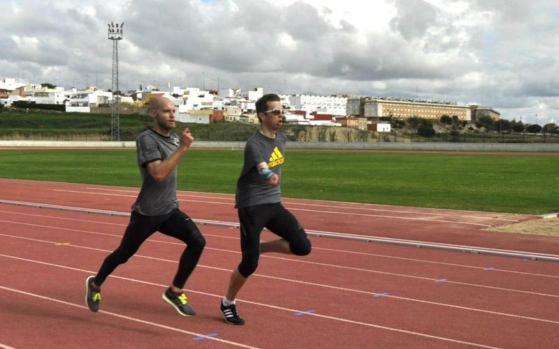 Deportistas de élite siguen eligiendo Chiclana para llevar a cabo sus concentraciones invernales
