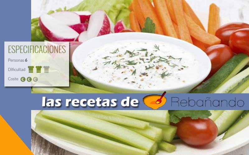 Dip de philadelphia y curry