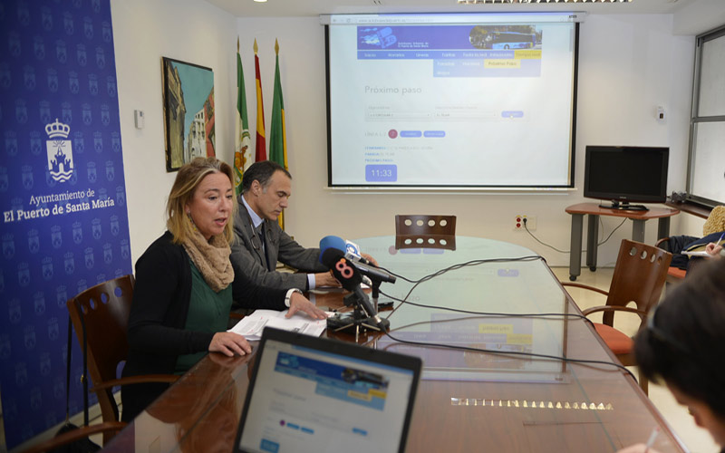 Los usuarios del autobús urbano en El Puerto podrán conocer vía web o SMS cuánto tardará en pasar el próximo bus