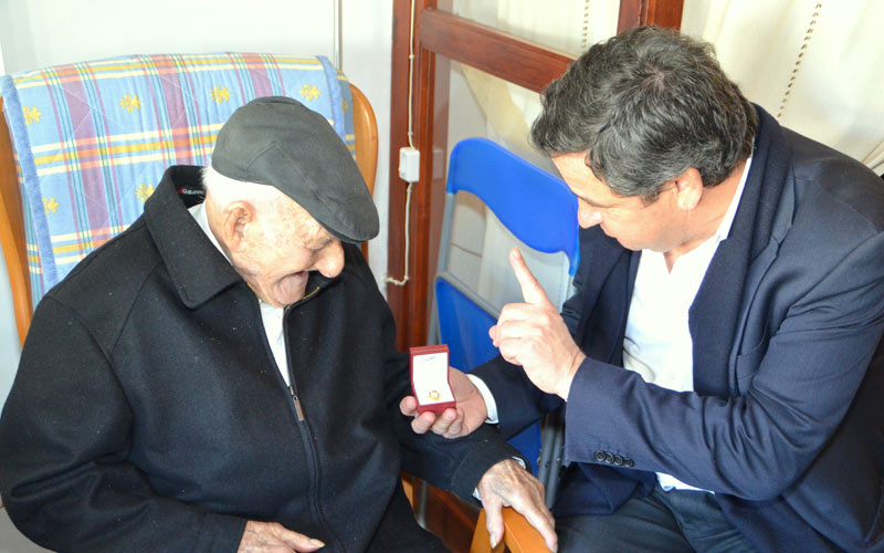 Antonio Franzón, el isleño más longevo