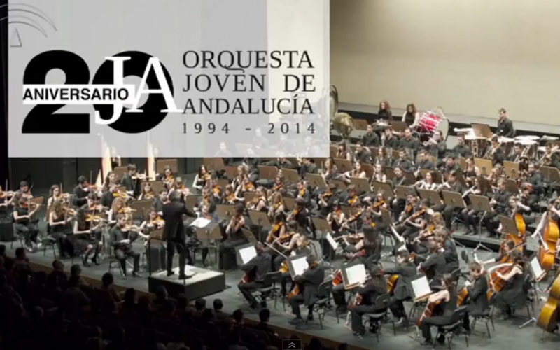 La Orquesta Joven de Andalucía, que está celebrando su 20 aniversario, actúa este viernes en el Teatro Villamarta