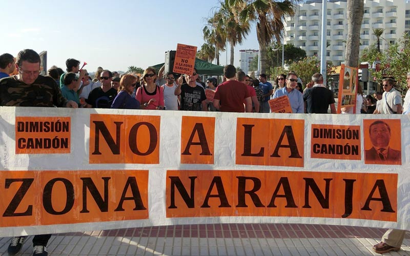 De la Encina (PSOE) promete retirar de la zona naranja