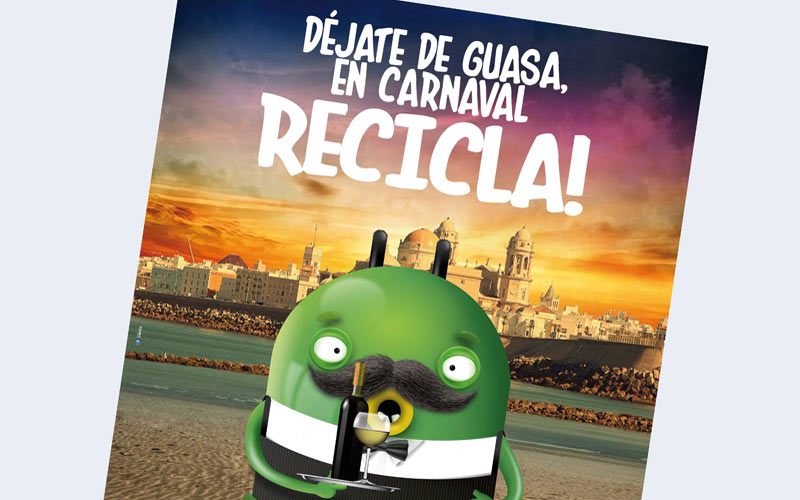 ‘Déjate de guasa, en carnaval recicla’