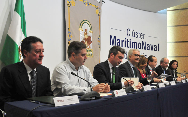 El Clúster Marítimo Naval de Cádiz acuerda diferentes acciones formativas y estudia la internacionalización de la industria auxiliar