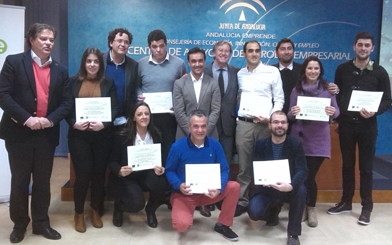 Andalucía Emprende en Cádiz, con su concurso ‘100 ideas que cambien el mundo’, reconoce la creatividad de cinco proyectos