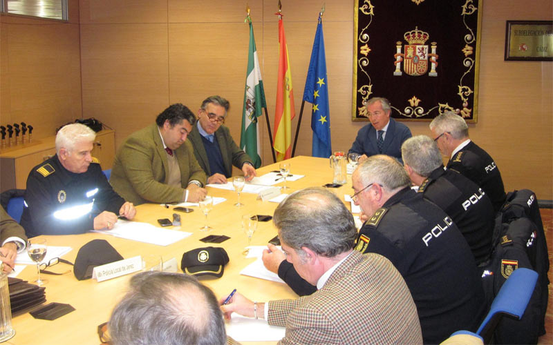 Primera reunión para preparar el dispositivo de seguridad y movilidad para la próxima Semana Santa de Jerez