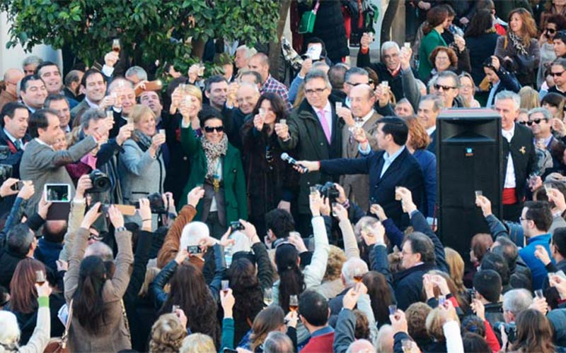 Convocado un “brindis” multitudinario en el centro de Jerez para celebrar la Capitalidad Mundial del Motociclismo