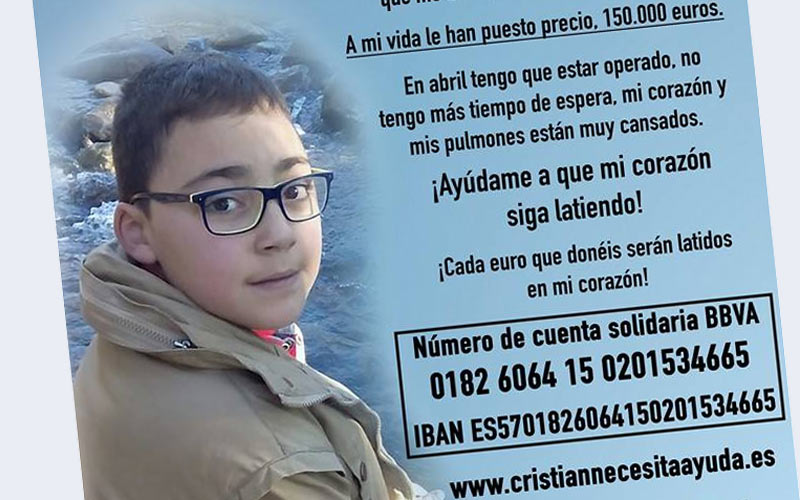 Cristian podrá operarse en Boston