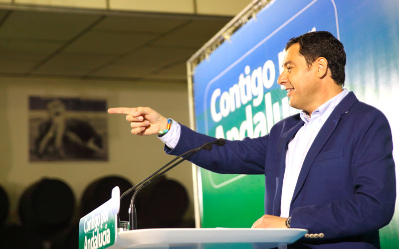 Moreno Bonilla (PP) promete que si es presidente de la Junta construirá la autovía Cádiz-Huelva, y “respetando Doñana”