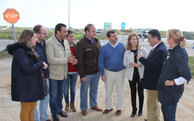 El desdoble de la A-491 “será una realidad” desde El Puerto a Rota y Chipiona si gobierna el PP tras el 22-M, promete Mestre