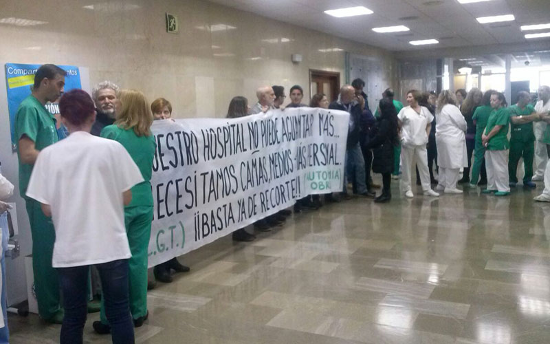 “Necesitamos camas, medios y más personal”