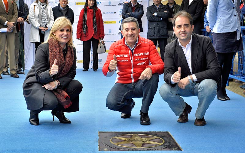 Sexta estrella para el Paseo de la Fama de Jerez: el homenaje al cuatro veces campeón del mundo Jorge Martínez ‘Aspar’