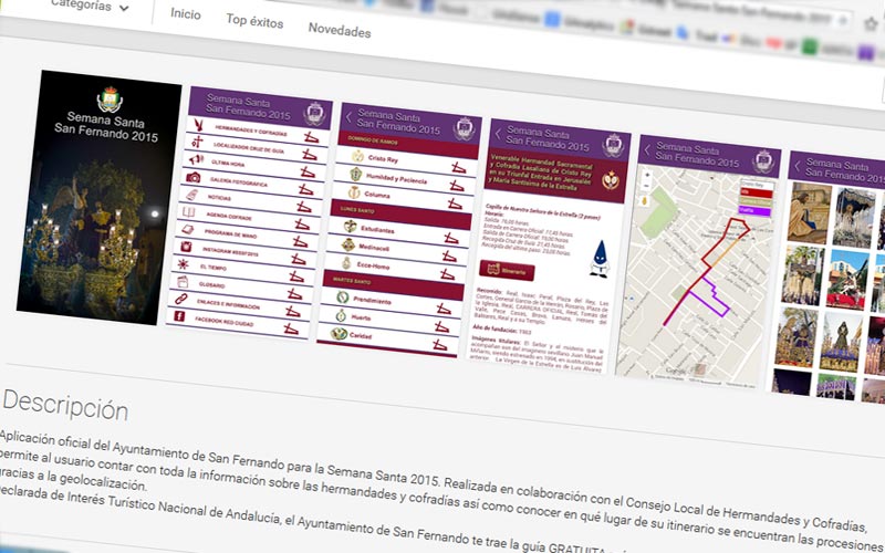 La Semana Santa isleña: con App, concurso de escaparates de Acosafe y Centro de Atención al Cargador