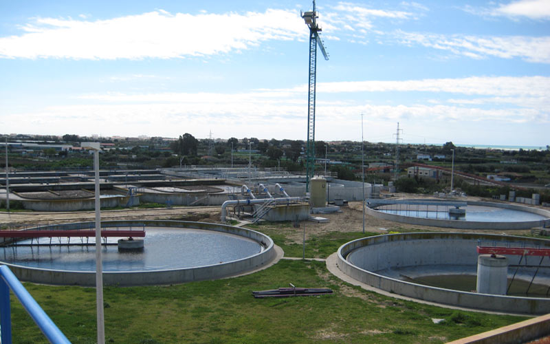 Las obras de ampliación de la depuradora de Rota finalizarán antes del verano “para afrontar el aumento de población”