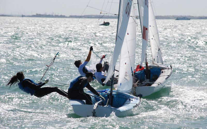 La bahía de Cádiz ‘decide’ seis títulos del Campeonato de España de la clase 420
