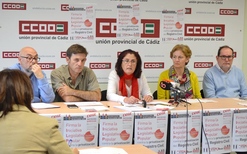 La “privatización” del Registro Civil que el PP niega “pondría en peligro” el trabajo de hasta 100 funcionarios e interinos en Cádiz