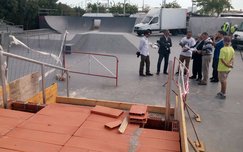 Mejoras en el skatepark del recinto ferial