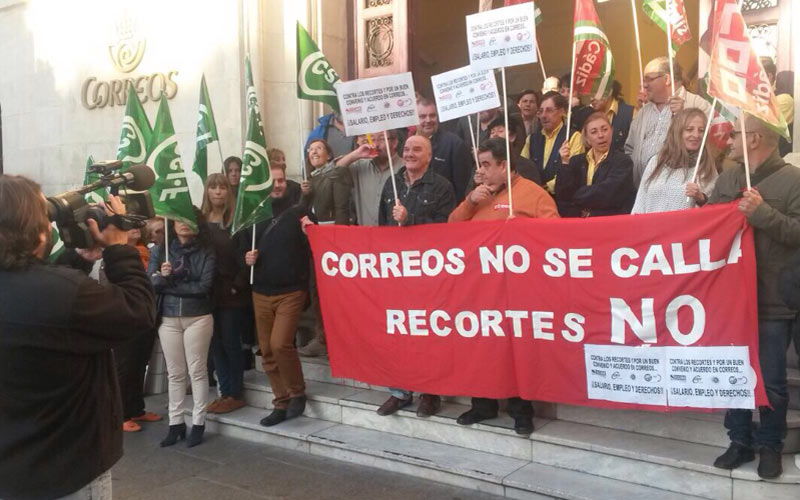 Los 800 trabajadores de Correos en Cádiz, convocados a movilizaciones por el bloqueo de la negociación del convenio