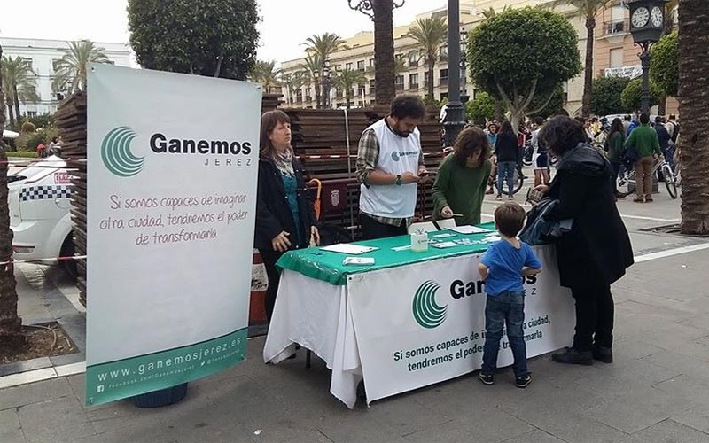 Ganemos Jerez pretende financiar los 9.000 euros que prevé gastar en su campaña electoral con donaciones y microcréditos
